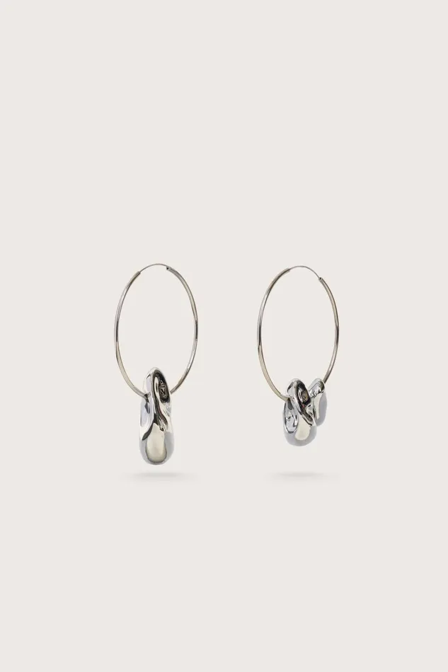 Women Cult Gaia Jewelry JUNO EARRING 8211 SHINY SILVER
