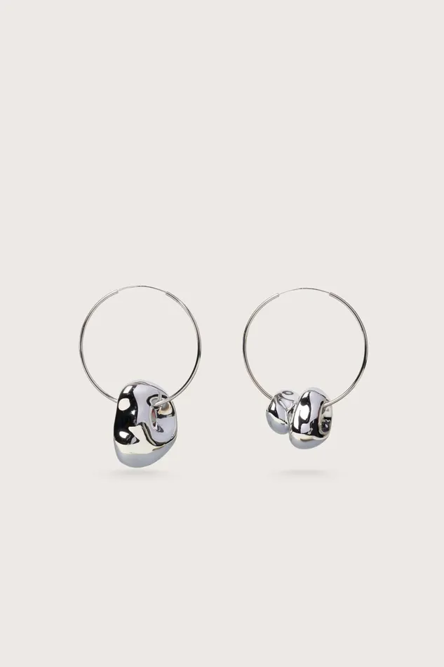 Women Cult Gaia Jewelry JUNO EARRING 8211 SHINY SILVER