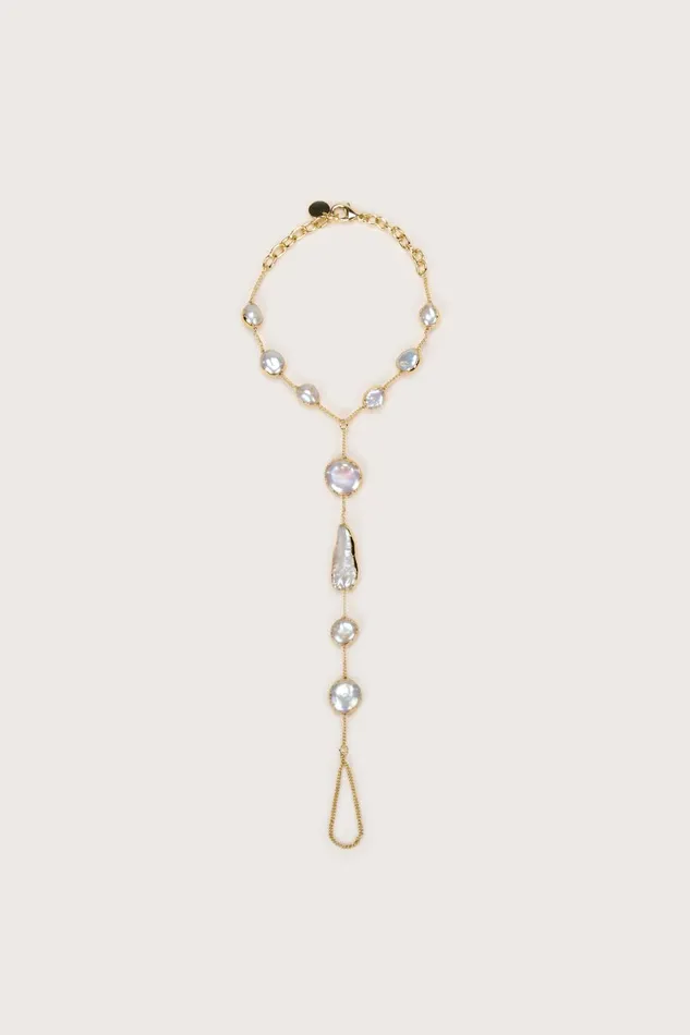 Women Cult Gaia Jewelry SURI TOE RING ANKLET 8211 PEARL