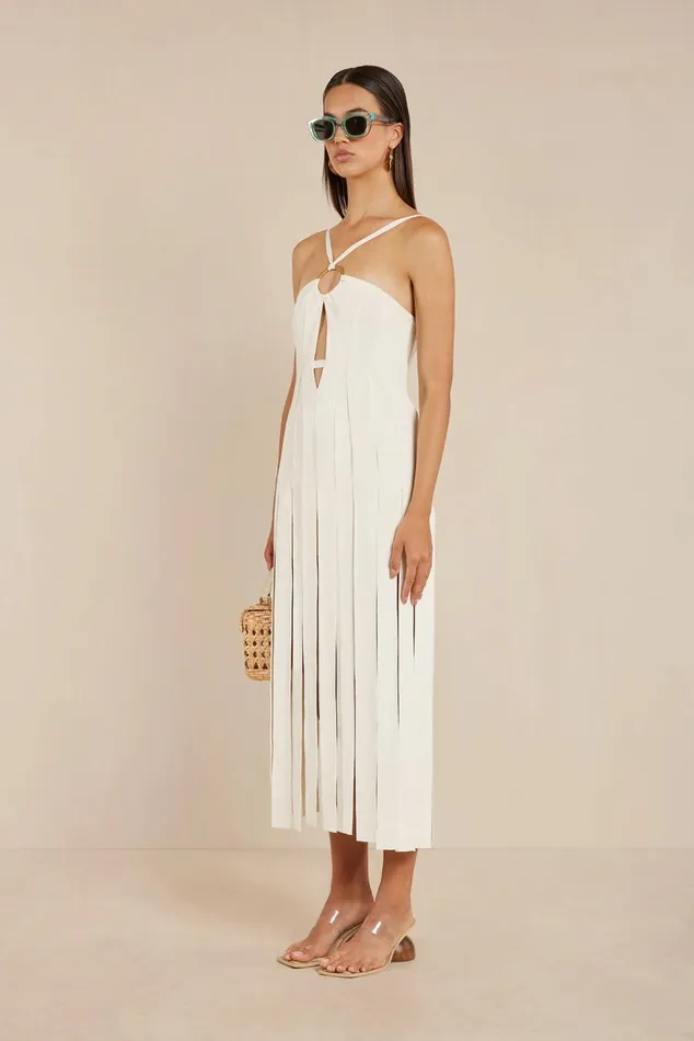 Women Cult Gaia Knits NAIDA KNIT DRESS 8211 OFF WHITE Women Cult Gaia Knits NAIDA KNIT DRESS 8211 OFF WHITE