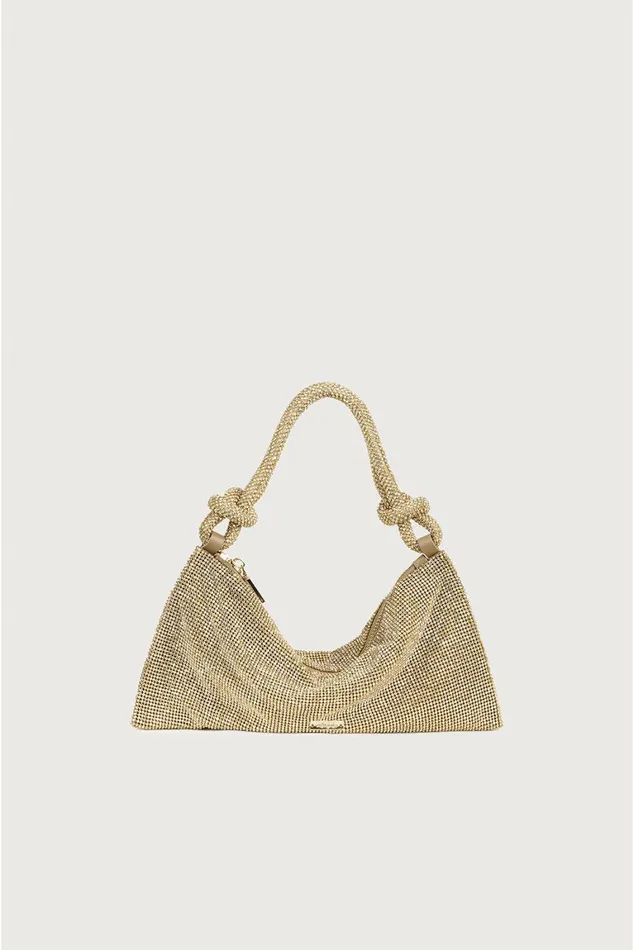 Women Cult Gaia Mini Bags HERA NANO RHINESTONE SHOULDER BAG 8211 SAND DOLLAR