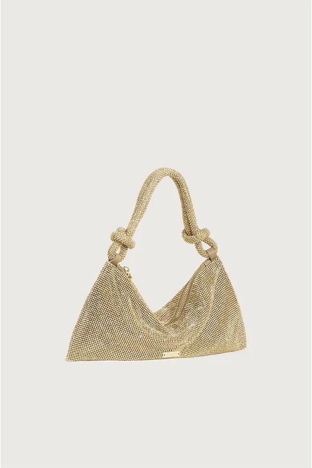 Women Cult Gaia Mini Bags HERA NANO RHINESTONE SHOULDER BAG 8211 SAND DOLLAR Women Cult Gaia Mini Bags HERA NANO RHINESTONE SHOULDER BAG 8211 SAND DOLLAR