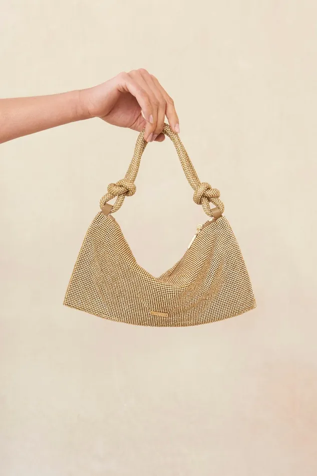 Women Cult Gaia Mini Bags HERA NANO RHINESTONE SHOULDER BAG 8211 SAND DOLLAR Women Cult Gaia Mini Bags HERA NANO RHINESTONE SHOULDER BAG 8211 SAND DOLLAR