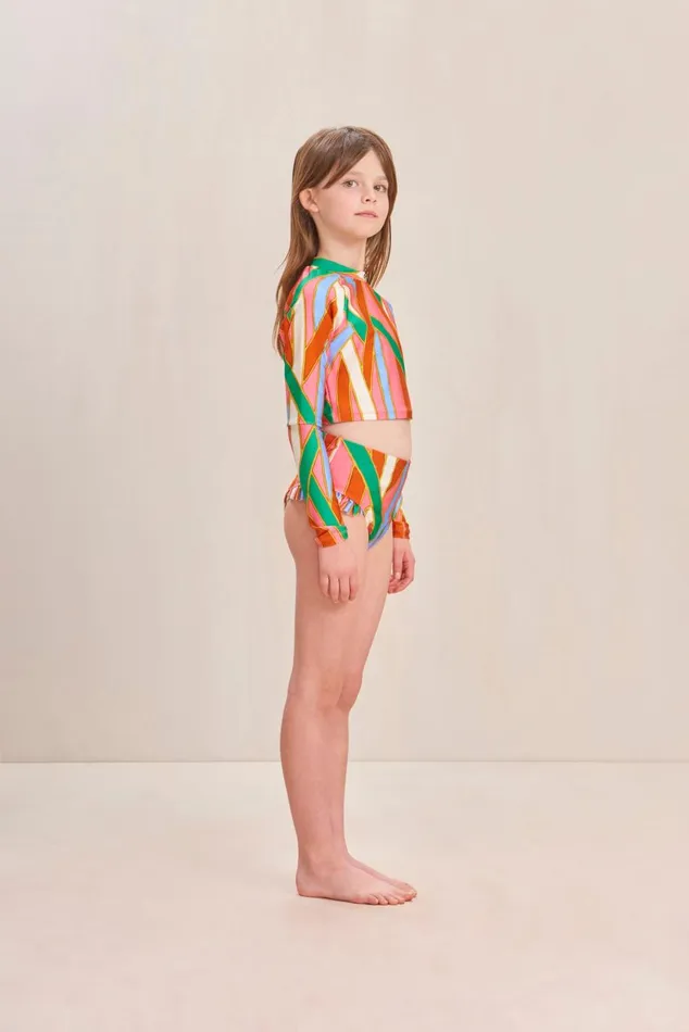 Women Cult Gaia Sets MARY KIDS RASHGUARD SET 8211 VINTAGE STRIPE PRINT Women Cult Gaia Sets MARY KIDS RASHGUARD SET 8211 VINTAGE STRIPE PRINT