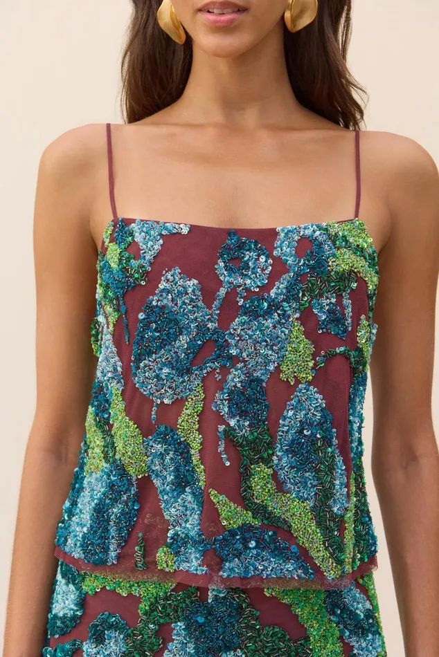 Women Cult Gaia Tops MAISON TOP 8211 TULIP PRINT