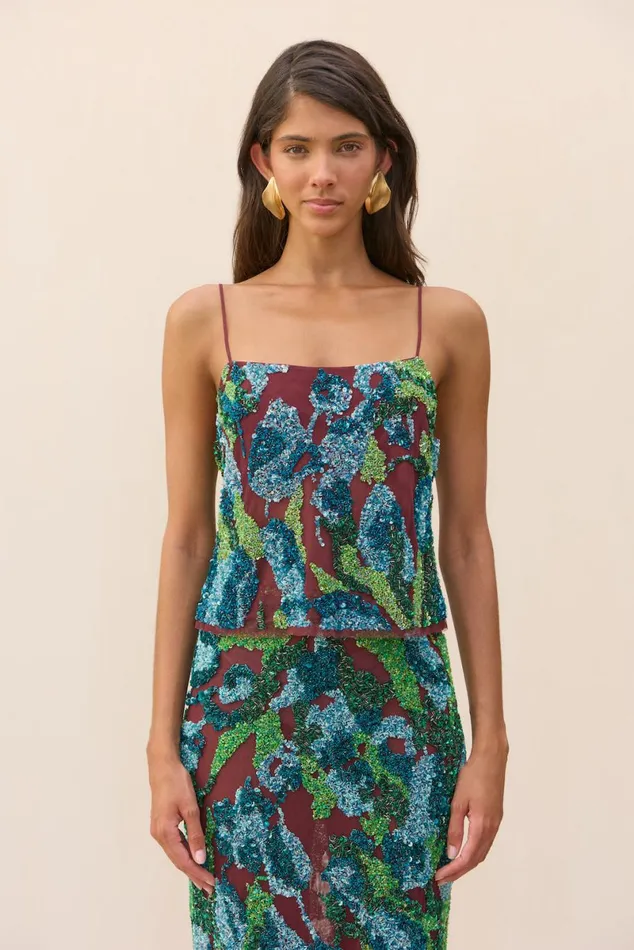 Women Cult Gaia Tops MAISON TOP 8211 TULIP PRINT Women Cult Gaia Tops MAISON TOP 8211 TULIP PRINT