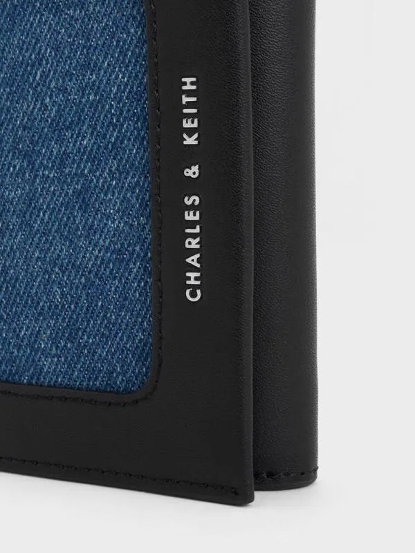 Women Daylla Denim Wallet 8211 Denim Blue CHARLES and KEITH Small Wallets