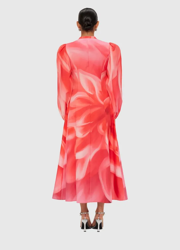 Women Dresses and Jumpsuits LEO LIN Janelle Midi Dress 8211 Prism Print