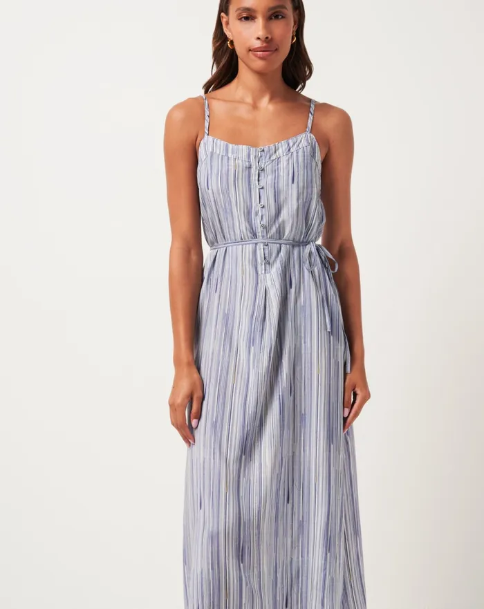 Women Dresses TravisMathew SAVANNA TANK DRESS Indigo Multi