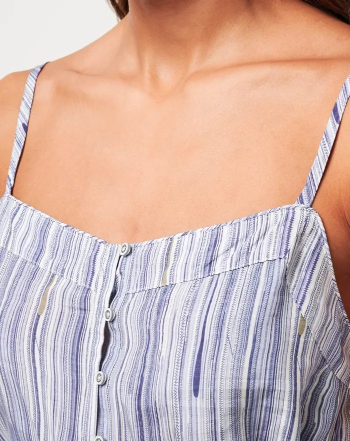 Women Dresses TravisMathew SAVANNA TANK DRESS Indigo Multi