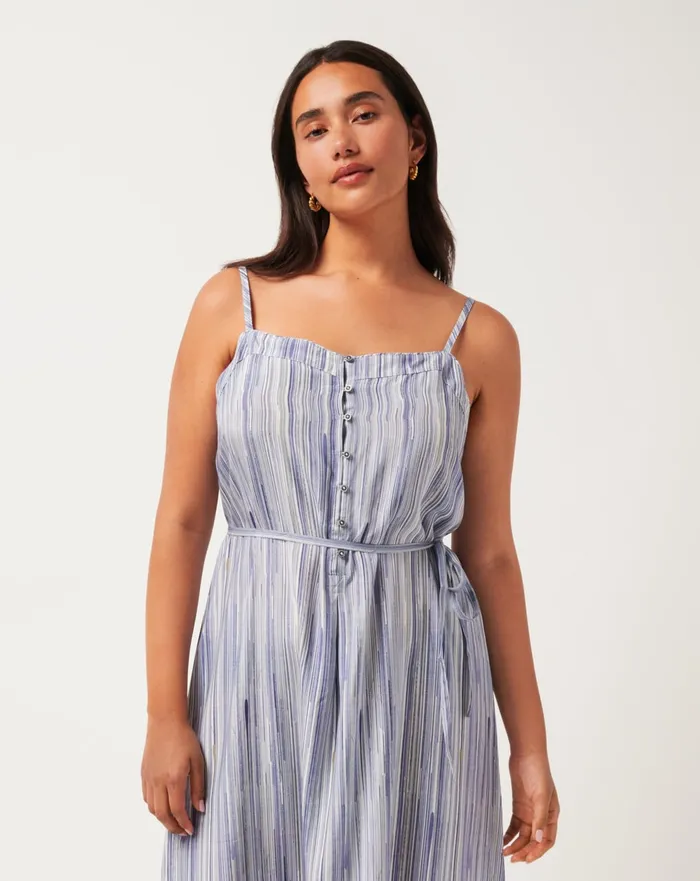 Women Dresses TravisMathew SAVANNA TANK DRESS Indigo Multi
