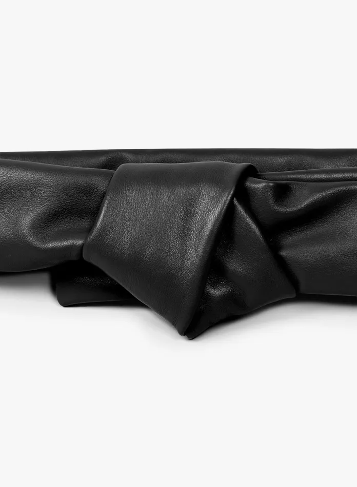 Women Dries Van Noten Belts Leather Knot Belt