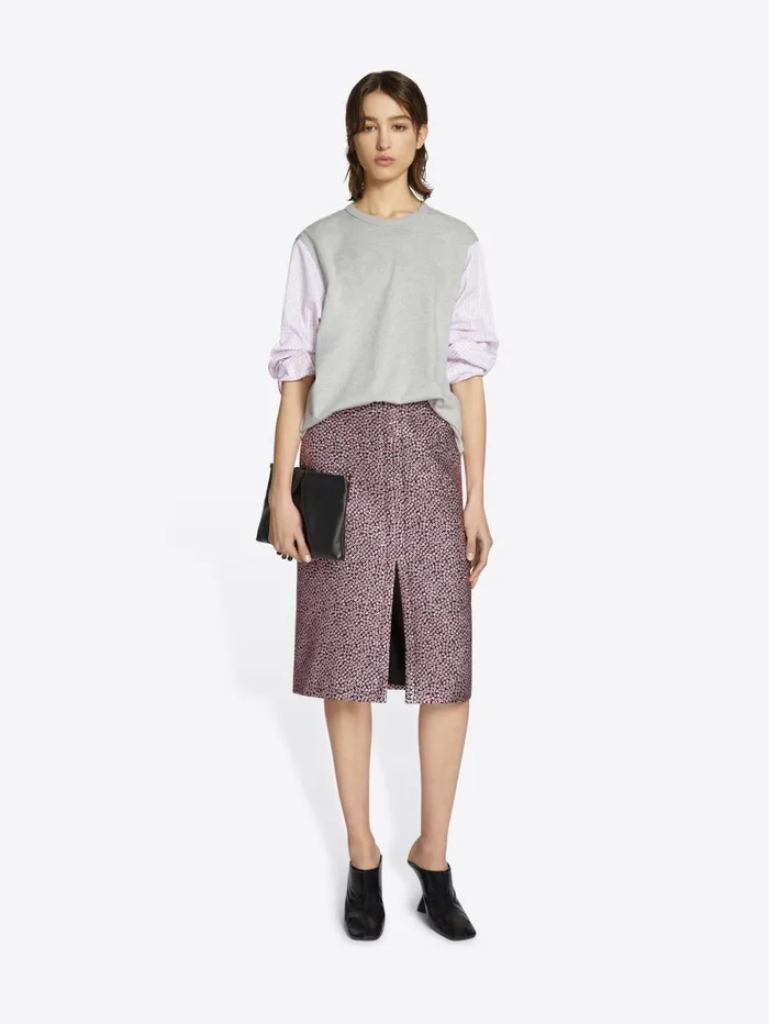 Women Dries Van Noten Skirts Jacquard Skirt