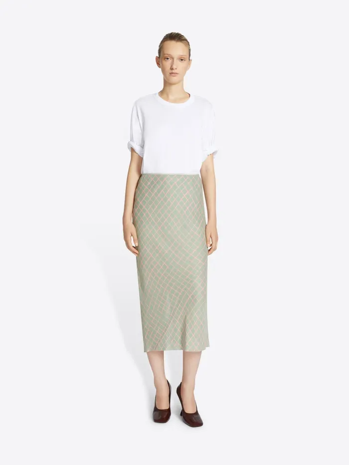 Women Dries Van Noten Skirts Printed Viscose Skirt