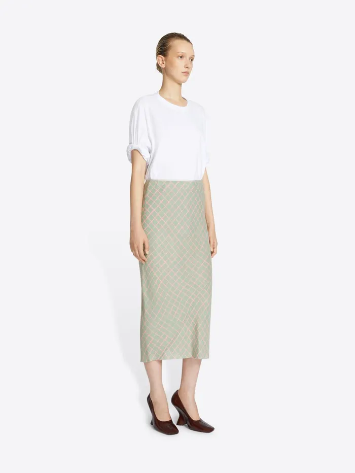 Women Dries Van Noten Skirts Printed Viscose Skirt