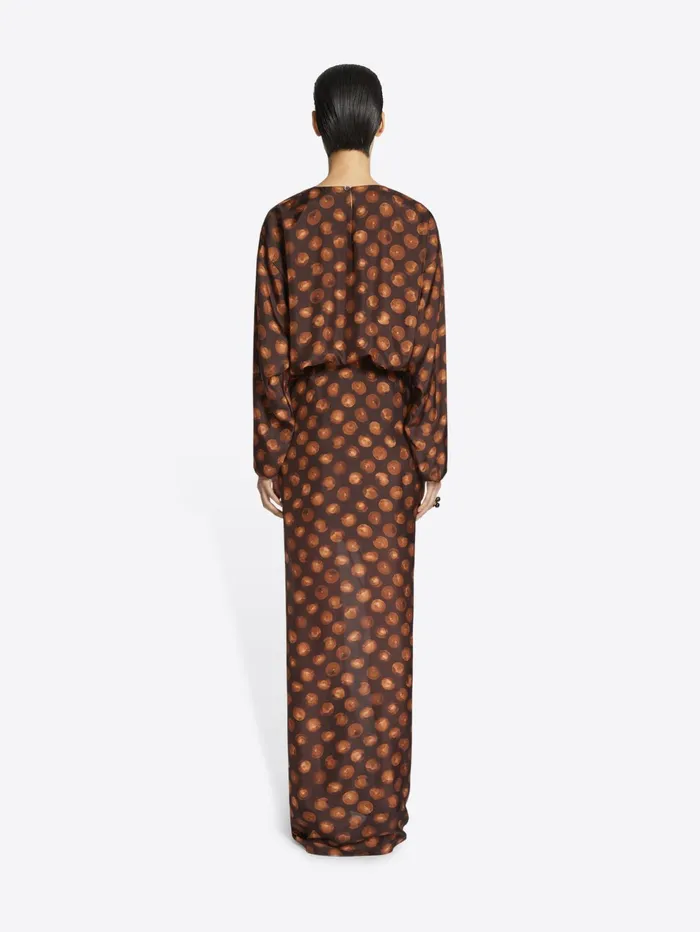 Women Dries Van Noten Skirts Silk Draped Skirt