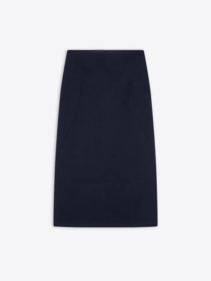 Women Dries Van Noten Skirts Wool Tailored Skirt