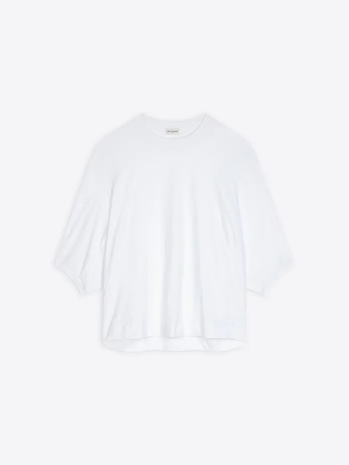 Women Dries Van Noten Tshirts and Sweatshirts Balloon Sleeves Tshirt
