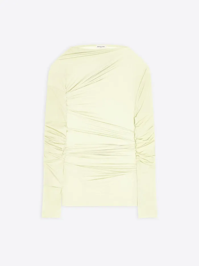 Women Dries Van Noten Tshirts and Sweatshirts Fitted Draped Tshirt