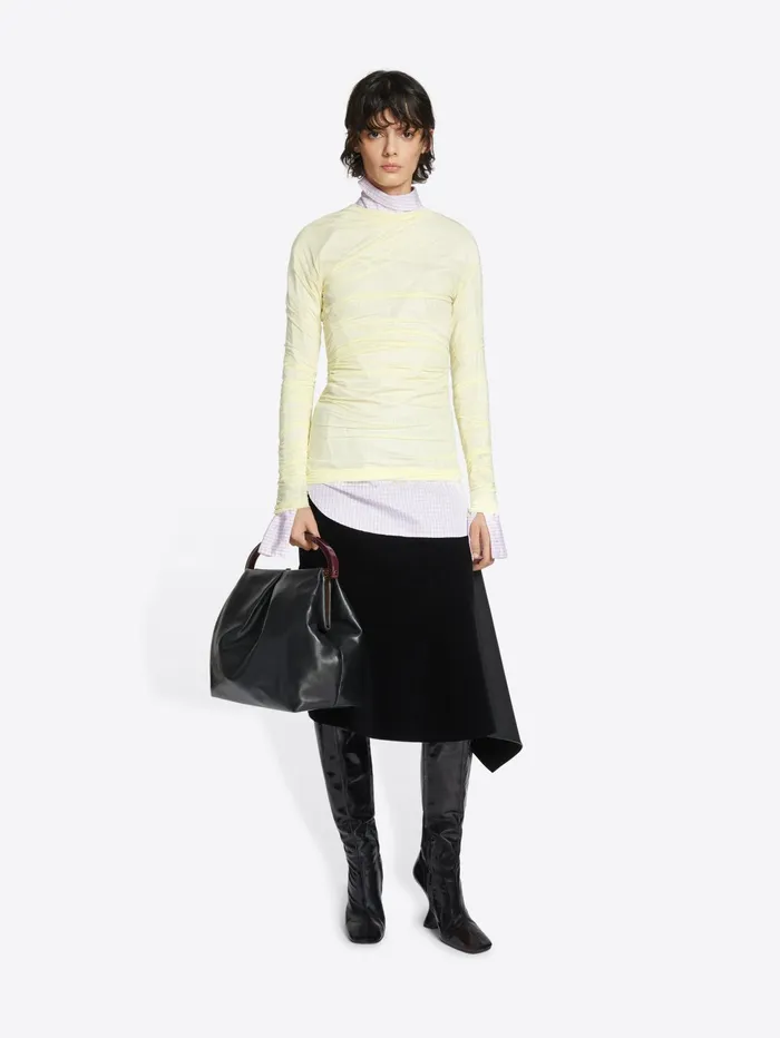 Women Dries Van Noten Tshirts and Sweatshirts Fitted Draped Tshirt