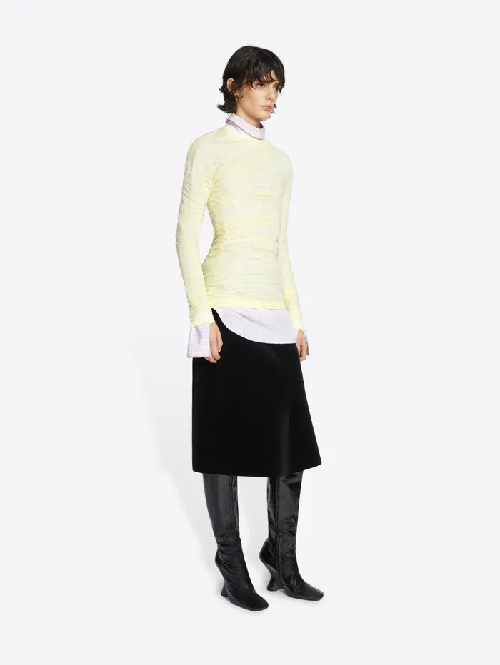 Women Dries Van Noten Tshirts and Sweatshirts Fitted Draped Tshirt