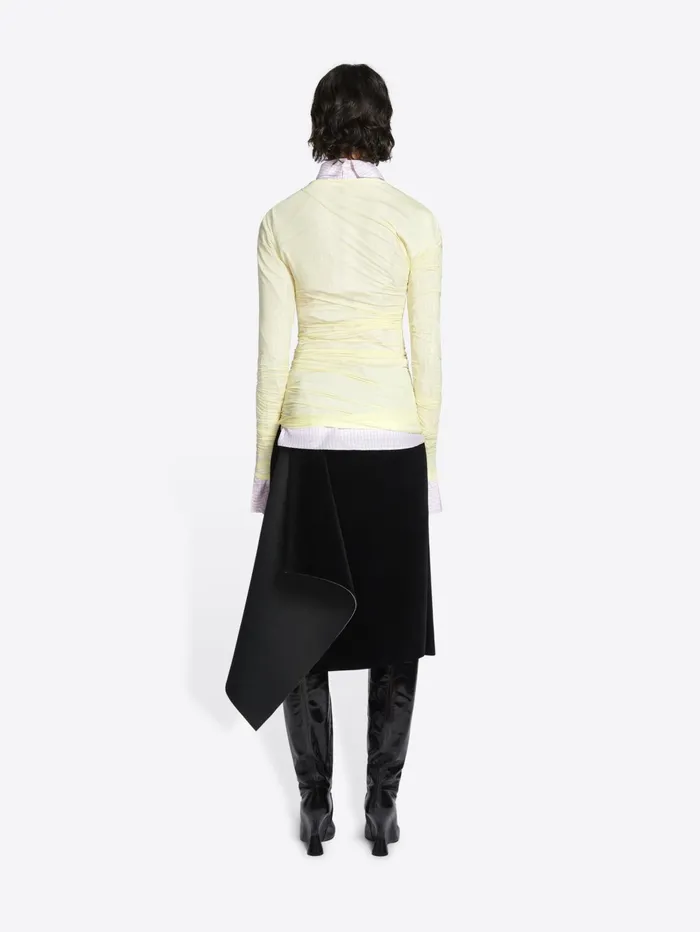 Women Dries Van Noten Tshirts and Sweatshirts Fitted Draped Tshirt