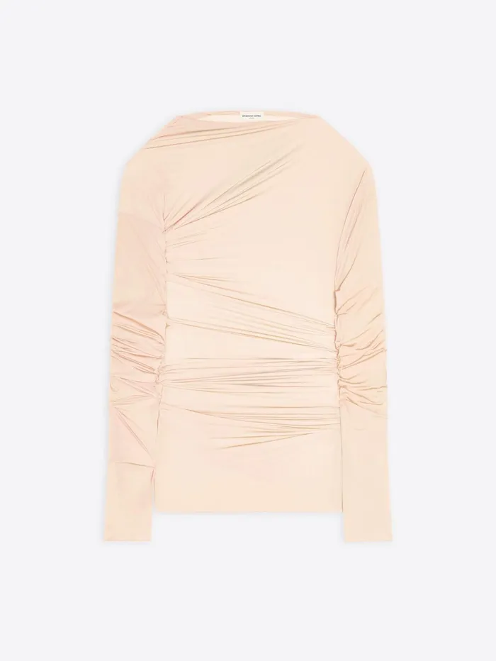 Women Dries Van Noten Tshirts and Sweatshirts Fitted Draped Tshirt