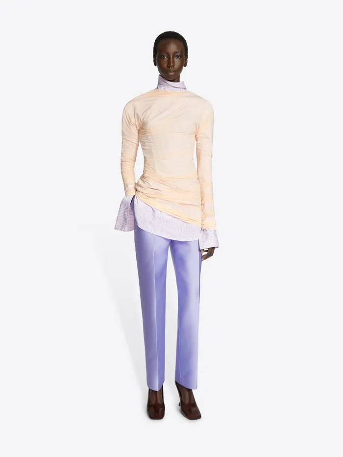 Women Dries Van Noten Tshirts and Sweatshirts Fitted Draped Tshirt