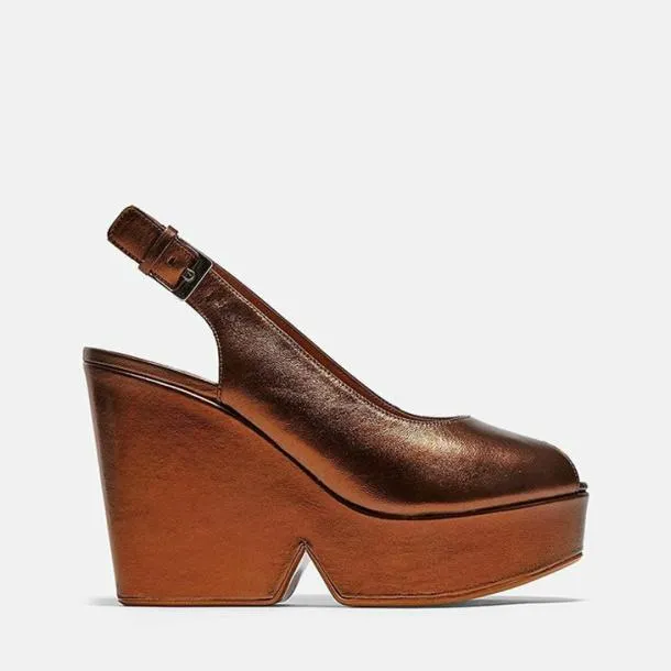 Women DYLAN Rust Clergerie Wedges