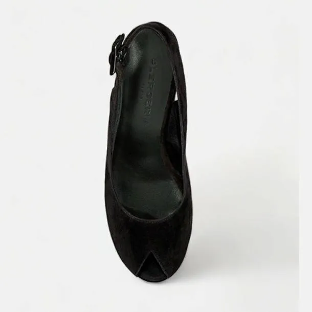 Women DYLAN Suede Black Clergerie Wedges