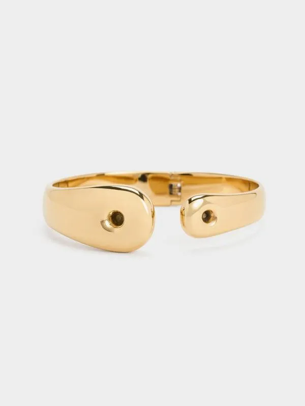 Women Eimear Cuff Bangle 8211 Gold CHARLES and KEITH Bracelets