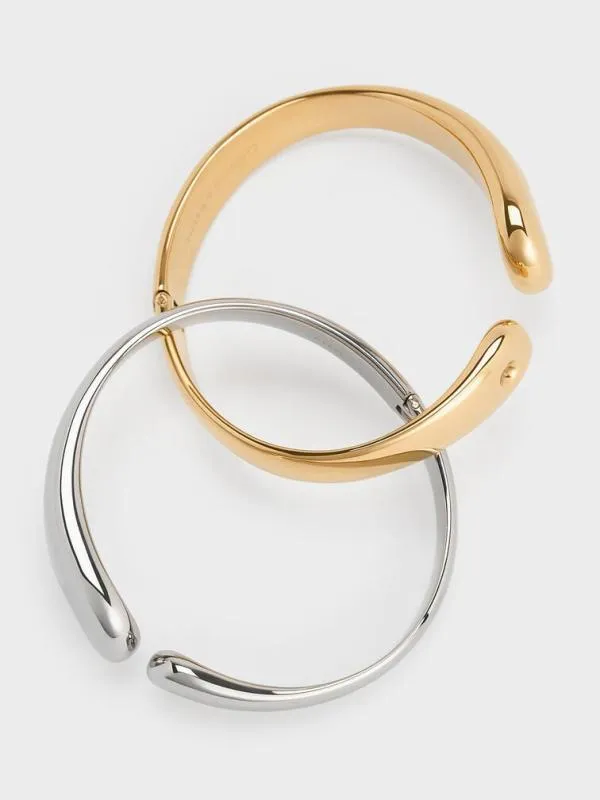 Women Eimear Cuff Bangle 8211 Gold CHARLES and KEITH Bracelets Women Eimear Cuff Bangle 8211 Gold CHARLES and KEITH Bracelets