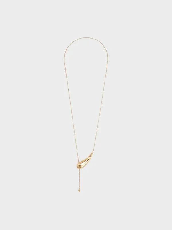 Women Eimear Sculptural Asymmetrical Necklace 8211 Gold CHARLES and KEITH Necklaces Women Eimear Sculptural Asymmetrical Necklace 8211 Gold CHARLES and KEITH Necklaces