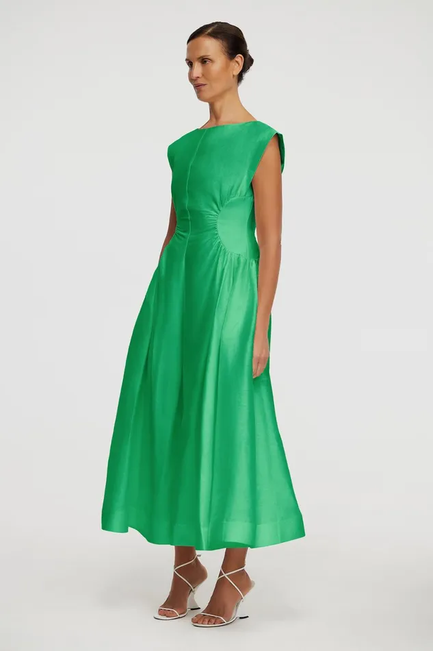 Women EMERY MIDI DRESS Shamrock Acler Midi Dresses