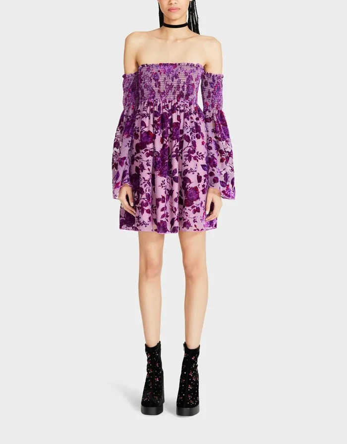 Women ESSIE MINI DRESS PINK Pink Betsey Johnson