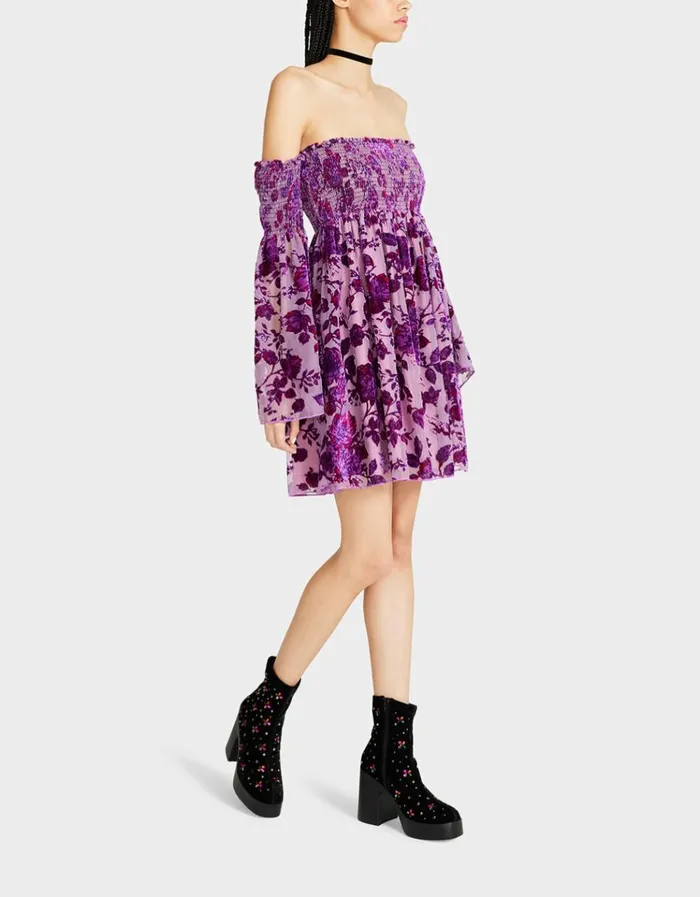 Women ESSIE MINI DRESS PINK Pink Betsey Johnson