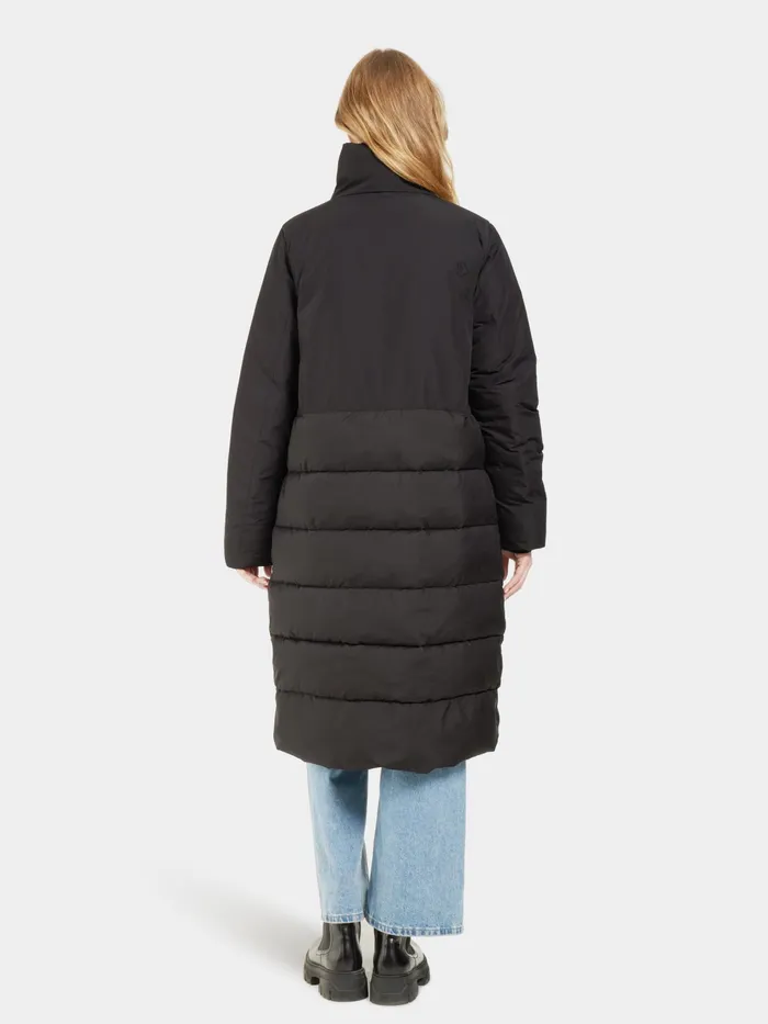 Women Fabiola Parka Black Didriksons Autumn Jackets