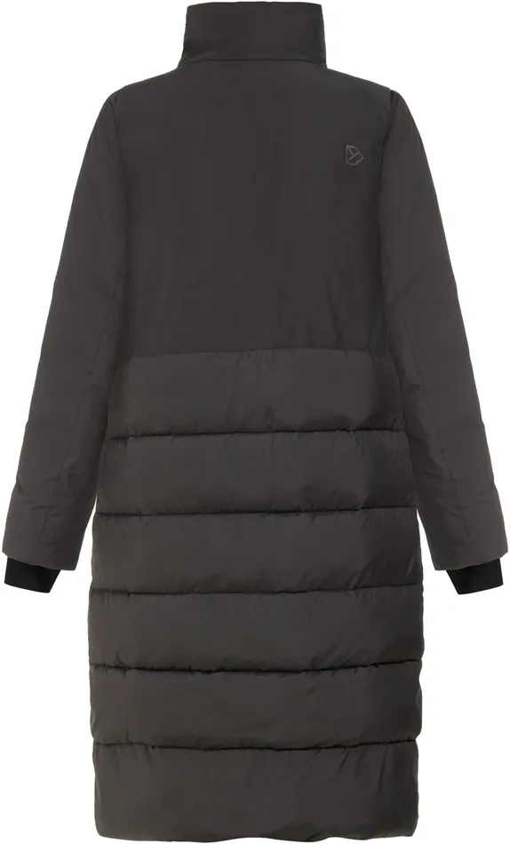 Women Fabiola Parka Black Didriksons Autumn Jackets
