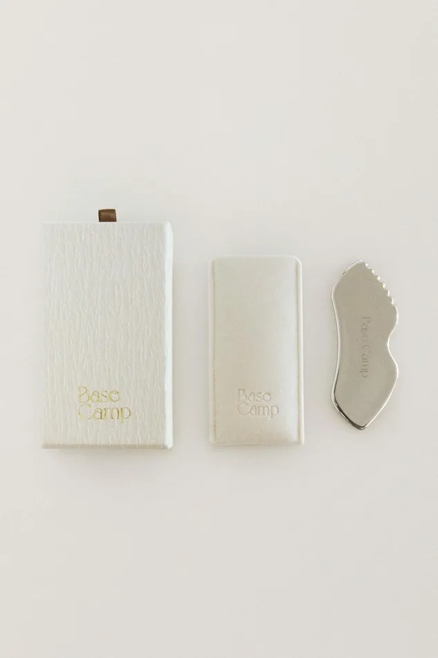 Women Faithfull The Brand Accessories Base Camp Beauty Gua Sha Lifting Tool Stainless Steel 8211 Faithfull The Brand
