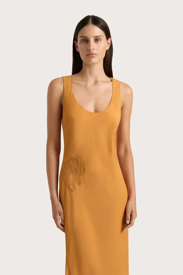 Women Faithfull The Brand Dresses Biarritz Tank Maxi Dress Terracotta Ombre