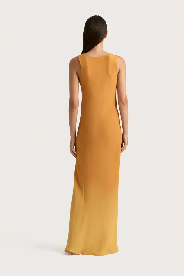 Women Faithfull The Brand Dresses Biarritz Tank Maxi Dress Terracotta Ombre
