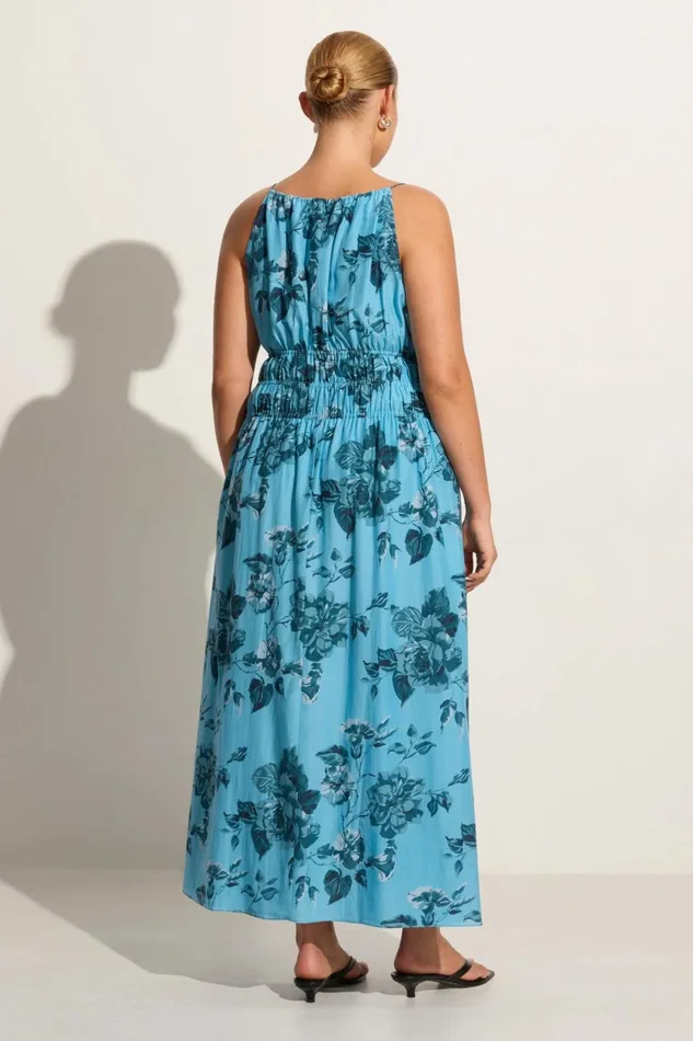 Women Faithfull The Brand Dresses Carinna Midi Dress Cierra Floral 8211 Faithfull The Brand