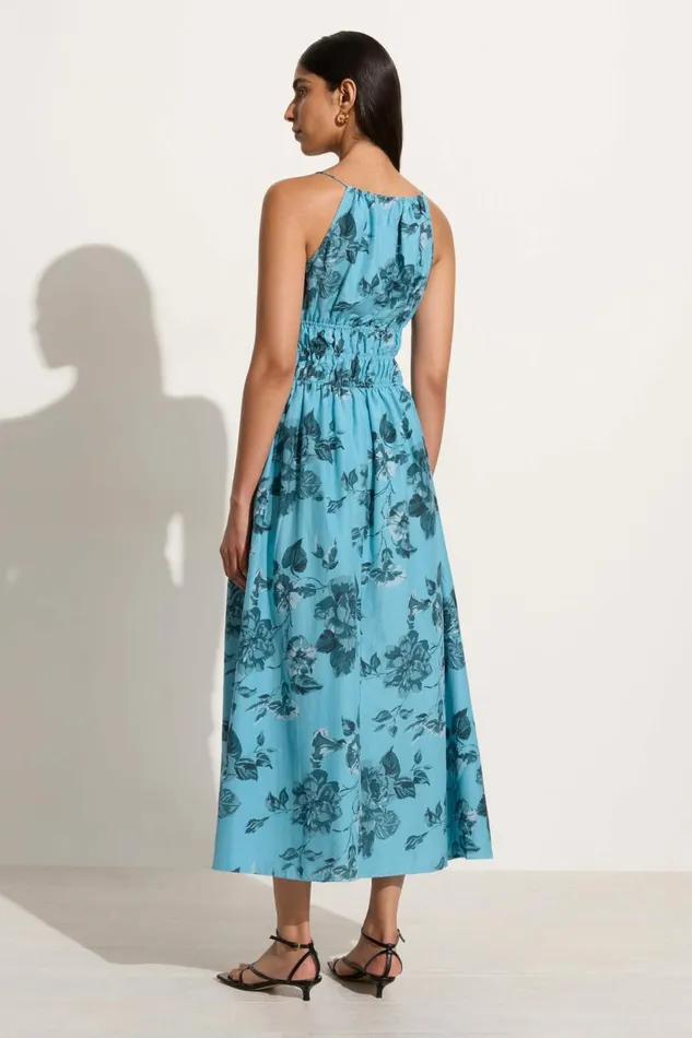 Women Faithfull The Brand Dresses Carinna Midi Dress Cierra Floral 8211 Faithfull The Brand