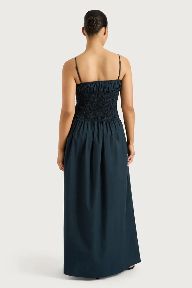 Women Faithfull The Brand Dresses Claude Maxi Dress Navy