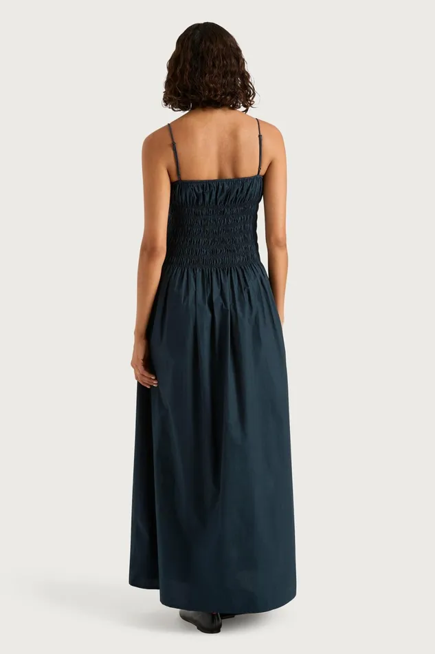 Women Faithfull The Brand Dresses Claude Maxi Dress Navy
