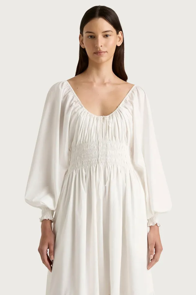 Women Faithfull The Brand Dresses Fleur Maxi Dress White