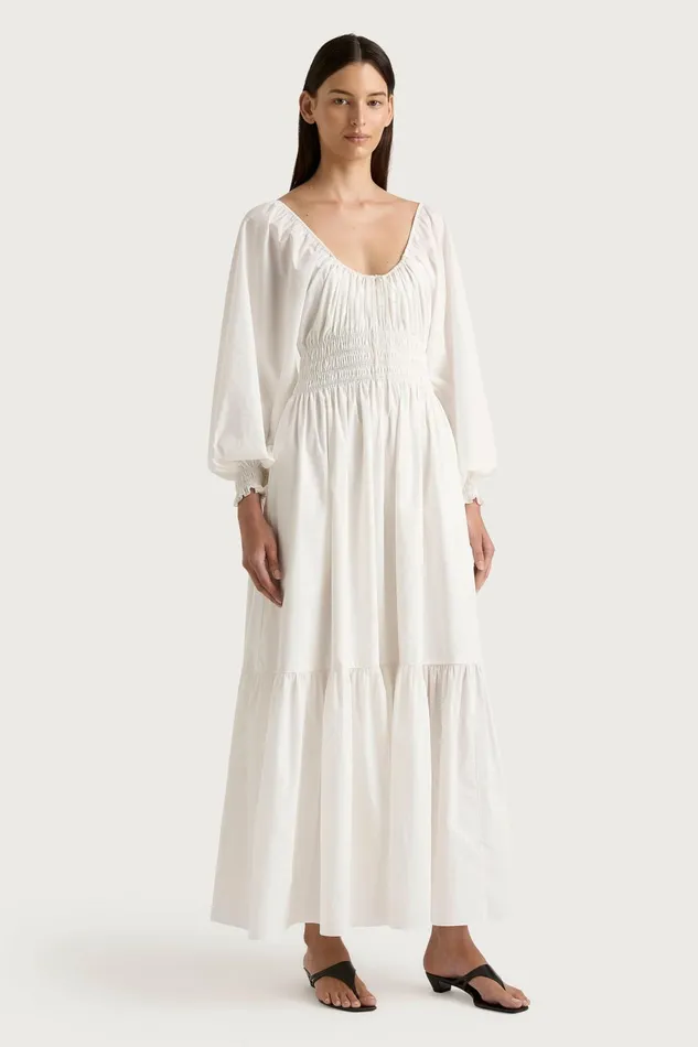 Women Faithfull The Brand Dresses Fleur Maxi Dress White