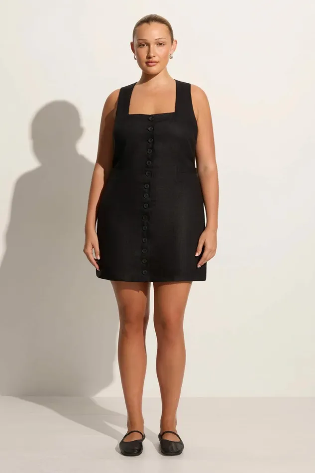 Women Faithfull The Brand Dresses Marinia Mini Dress Black 8211 Faithfull The Brand