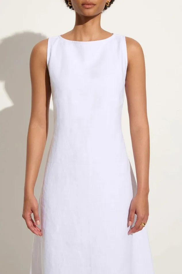 Women Faithfull The Brand Dresses Nahna Maxi Dress White 8211 Faithfull The Brand