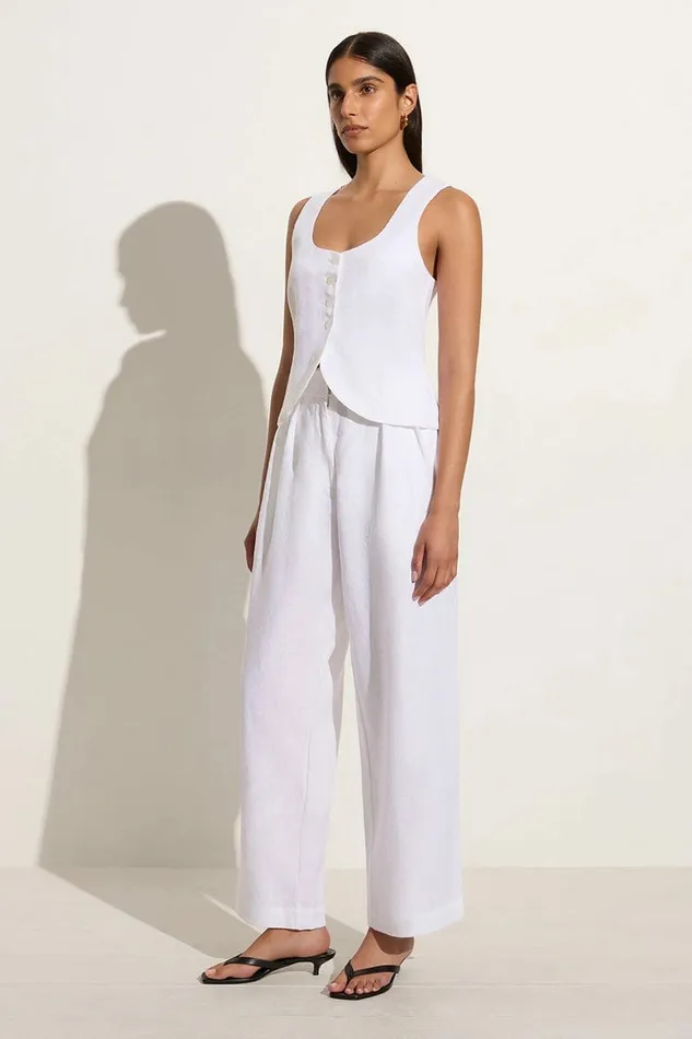 Women Faithfull The Brand Pants Duomo Pant White 8211 Faithfull The Brand